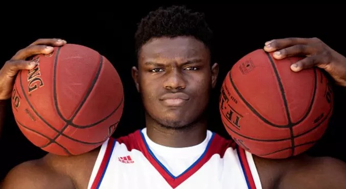 Zion Williamson Gets The Bag At Hoophall